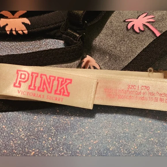 Victoria’s Secret Colorful Palm Tree Print Bra‎ 32C - Picture 2 of 2